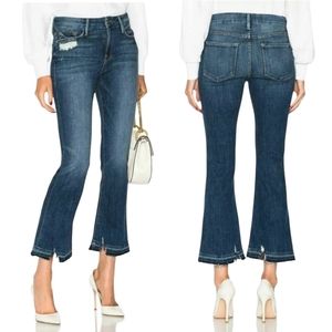 FRAME Denim Le Crop Mini Boot Released Hem Jeans in Roberts | 28
